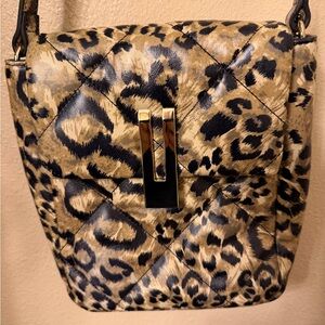 Vince Camuto Leopard Print Crossbody Bag
